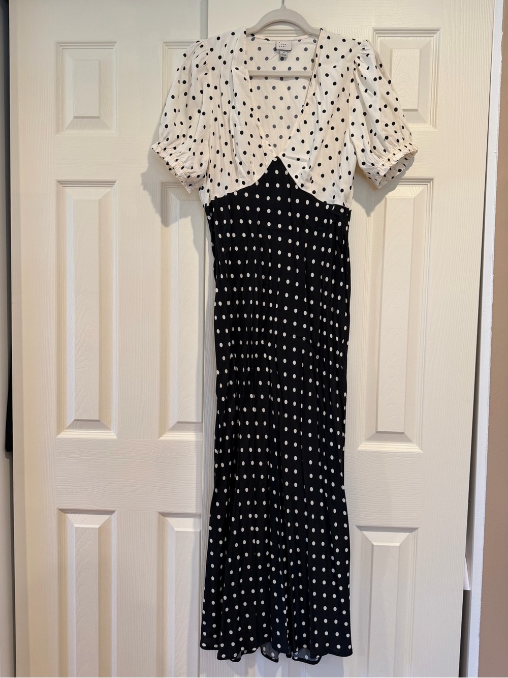 Target Black & White Polka Dot Midi Dress